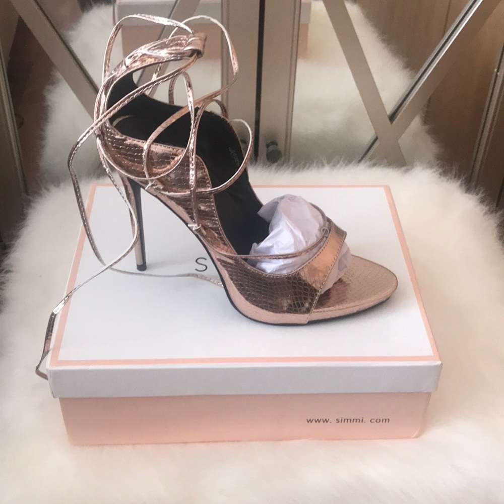 Heels rose gold